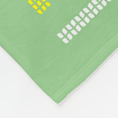 grüner Dinosaurier hanukkah hässlicher Pullover Fleecedecke (Ecke)