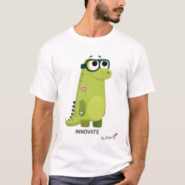 Grüner Dinosaurier mit Brille | INNOVATION - nach  T-Shirt