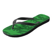 Grüner Dinosaurier-Muster Badesandalen (Schrägansicht)