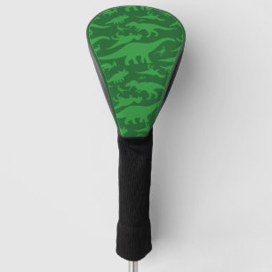 Grüner Dinosaurier-Muster Golf Headcover