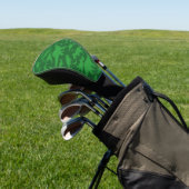 Grüner Dinosaurier-Muster Golf Headcover (In SItu)
