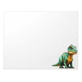 Grüner Dinosaurier Notizblock
