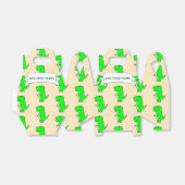 Grüner Dinosaurier Zeichne kundenspezifisch Geschenkschachtel (Ungefaltet)