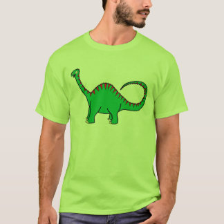 Grüner Diplodocus T-Shirt