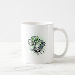 Grüner Dogge Kaffeetasse