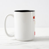 Grüner Drache 2024 Zweifarbige Tasse (Links)