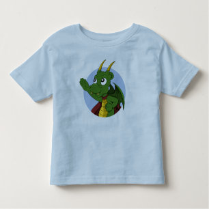Grüner Drache Cartoon Kleinkind T - Shirt