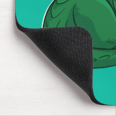 Grüner Drache D20 Mousepad (Ecke)