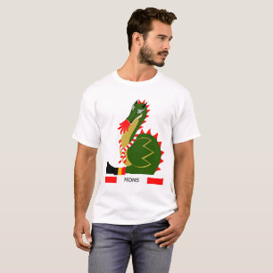 Grüner Drache der Stadt Mons, Belgien T-Shirt