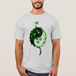 Grüner Drache-Einheits-Symbol T-Shirt