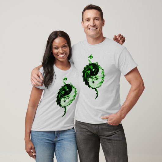 Grüner Drache-Einheits-Symbol T-Shirt (Unisex)