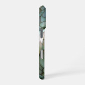 Grüner Drache Faux-Buntglas iPhone Hülle (Rechte Seite)