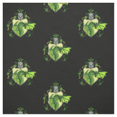 Grüner Drache-Gewebe Stoff (Muster)