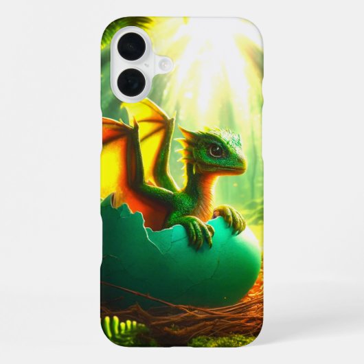 Grüner Drache Handyhülle iPhone Hülle (Rückseite)