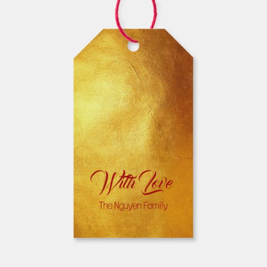 Grüner Drache in Vietnam - Neujahr 2024 Geschenkanhänger (Rückseite)