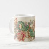 grüner Drache Kaffeetasse (Vorderseite Links)