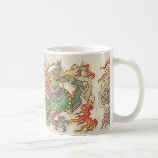 grüner Drache Kaffeetasse
