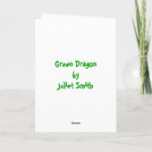 Grüner Drache Karte (Rückseite)