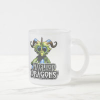Grüner Drache MD 10 Unze. Mattierte Tasse
