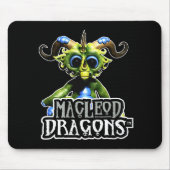 Grüner Drache Mousepad MD (Vorne)