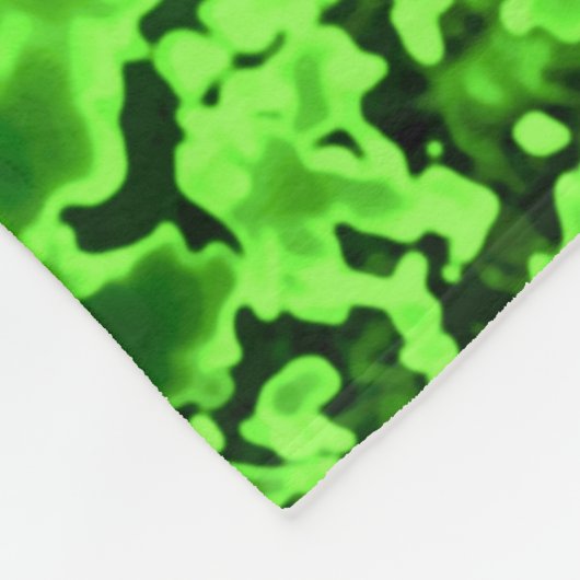 Grüner Drache-Samurai-Geist-Decke Fleecedecke (Ecke)