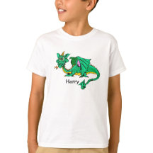 GRÜNER DRACHE SCHERZT T-SHIRT
