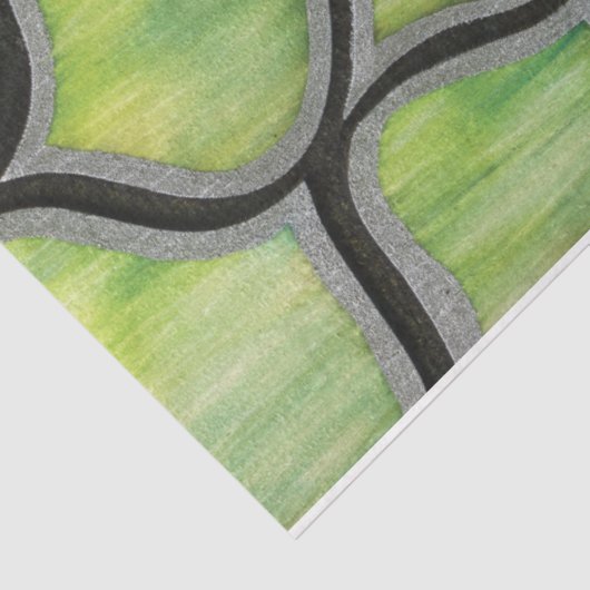 Grüner Drache Seidenpapier (Ausschnitt)