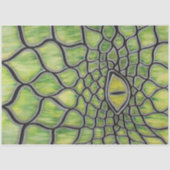 Grüner Drache Seidenpapier (Vorderseite)