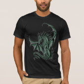 Grüner Drache T-Shirt (Vorderseite)