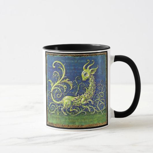 Grüner Drache-Tasse, Bewegung der Pflanzen Tasse (Rechts)