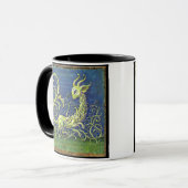 Grüner Drache-Tasse, Bewegung der Pflanzen Tasse (Vorderseite Links)