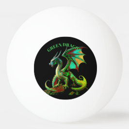 GRÜNER DRACHE TISCHTENNISBALL