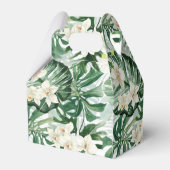 Grüner Dschungel Verlasse Brautparty Hochzeit Geschenkschachtel (Rückseite)