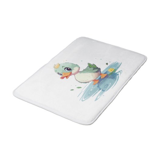 Grüner Duck Badematte (Schrägansicht)