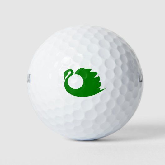 Grüner Duck Golfball (Vorderseite)