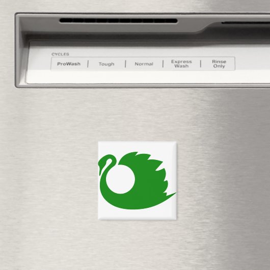 Grüner Duck Magnet (In Situ (Geschirrspüler))