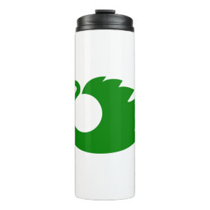 Grüner Duck Thermosbecher