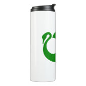 Grüner Duck Thermosbecher (Nach links gedreht)