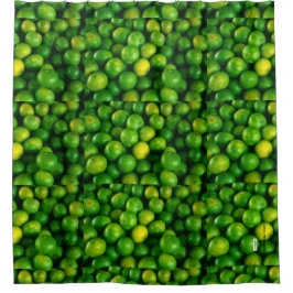 Grüner Duschvorhang