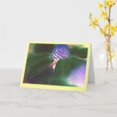 "Grüner Echinacea " Karte (Gelbe Blume)