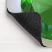 Grüner Edelstein Mousepad (Ecke)
