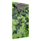 Grüner Efeu Botanischer Druck Mini Klemmbrett (Schrägansicht)