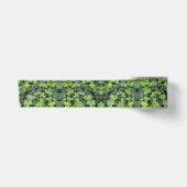Grüner Efeu Botanischer Druck Satinband (Vorderseite)