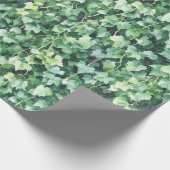 Grüner Efeu  Geschenkpapier (Ecke)