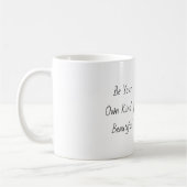 Grüner Efeu Schlüssel Kaffeetasse (Links)