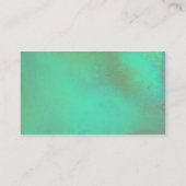 Grüner Eindruck Visitenkarte (Rückseite)