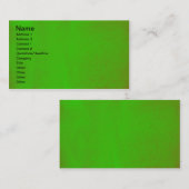 Grüner Eindruck Visitenkarte (Vorne/Hinten)