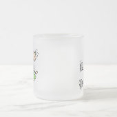 Grüner Eislauf-Mädchen-Becher Mattglastasse (Mittel)