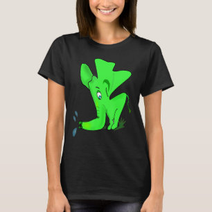 Grüner Elefant T-Shirt