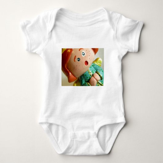 Grüner Engel I Baby Strampler (Vorderseite)
